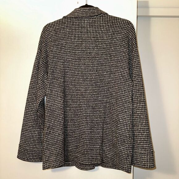 Madewell Medium Redford Houndstooth Button Down Collared Women’s Jacket EUC - Picture 6 of 12